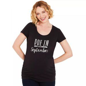 Motherhood Maternity | Due In Sept Maternity Tee